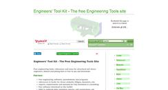 Desktop Screenshot of engineerstoolkit.com