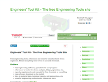 Tablet Screenshot of engineerstoolkit.com